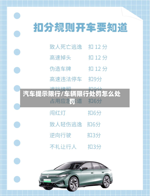 汽车提示限行/车辆限行处罚怎么处罚