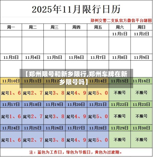 【郑州限号和新乡限行,郑州车牌在新乡限号吗】