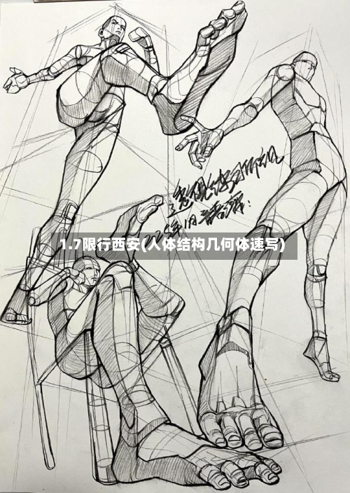 1.7限行西安(人体结构几何体速写)-第2张图片