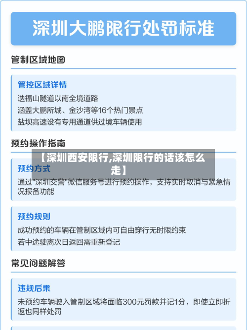 【深圳西安限行,深圳限行的话该怎么走】-第2张图片