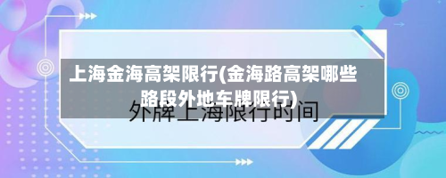 上海金海高架限行(金海路高架哪些路段外地车牌限行)
