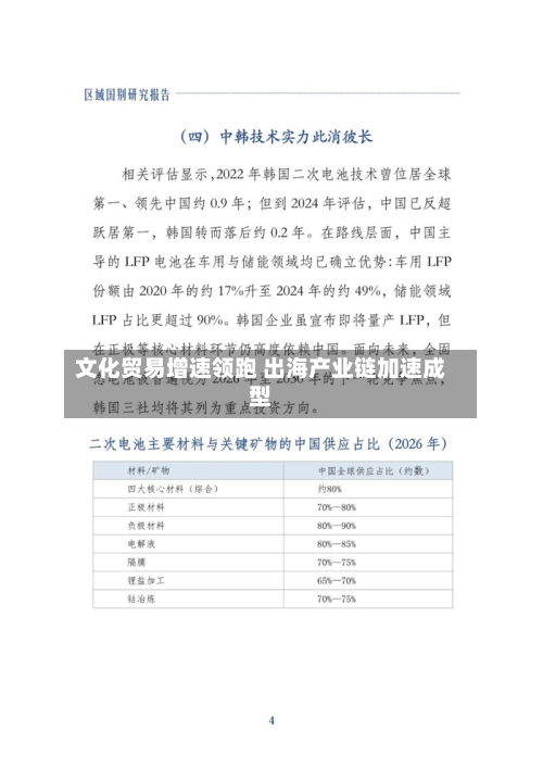 文化贸易增速领跑 出海产业链加速成型