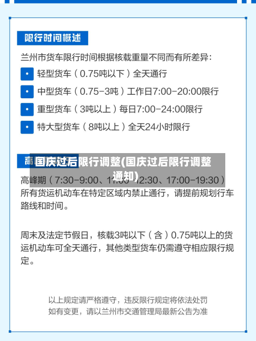 国庆过后限行调整(国庆过后限行调整通知)