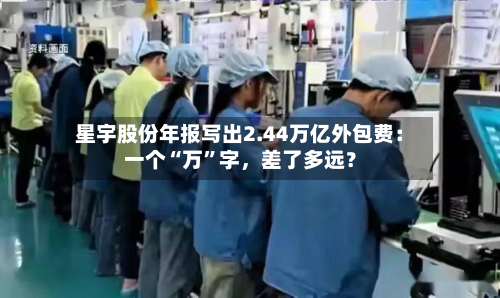 星宇股份年报写出2.44万亿外包费：一个“万”字，差了多远？