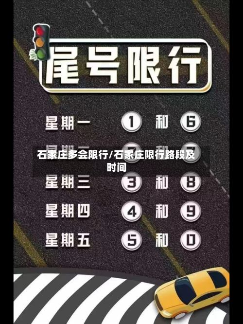 石家庄多会限行/石家庄限行路段及时间-第2张图片