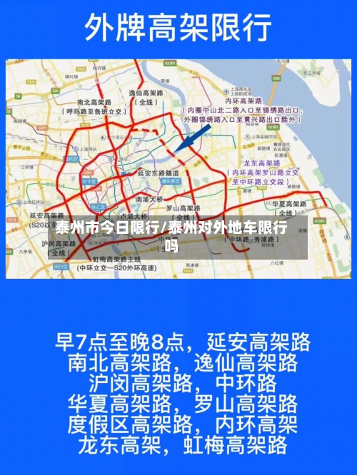 泰州市今日限行/泰州对外地车限行吗