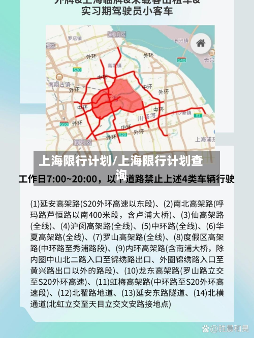 上海限行计划/上海限行计划查询
