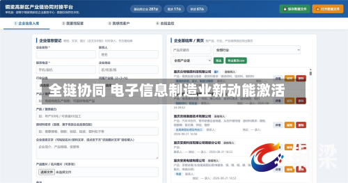 全链协同 电子信息制造业新动能激活