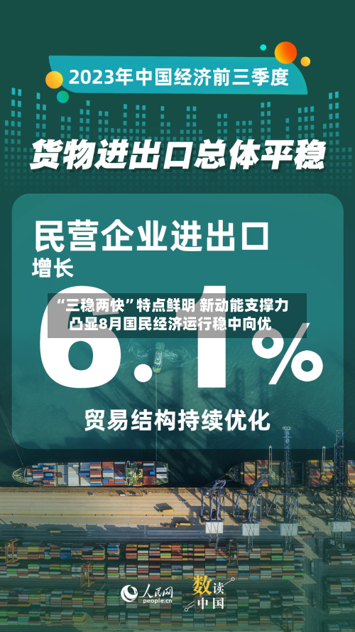 “三稳两快”特点鲜明 新动能支撑力凸显8月国民经济运行稳中向优-第2张图片