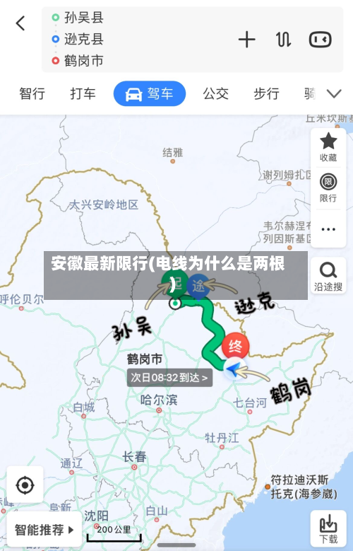 安徽最新限行(电线为什么是两根)-第1张图片