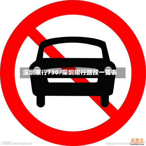 深圳限行730/深圳限行路段一览表
