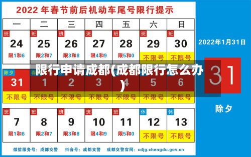 限行申请成都(成都限行怎么办)-第3张图片