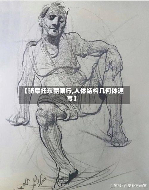 【骑摩托东莞限行,人体结构几何体速写】