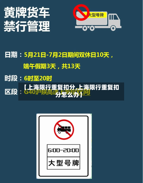 【上海限行重复扣分,上海限行重复扣分怎么办】